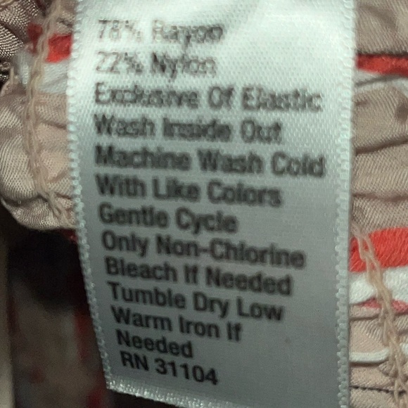 Kaari Blue Striped Ruffle Blouse in Red and Cream - Picture 4 of 4